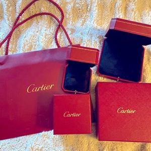 *Cartier* Necklace Case, Ring Case & Gift Bag